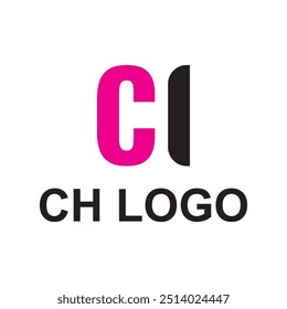 CH LOGO DESIGN. LETTER CH VECTOR LOGO DESIGN. C LOGO DESIGN. H LOGO DESIGN. 