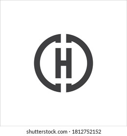 CH Logo-Design-Vektorsymbol
