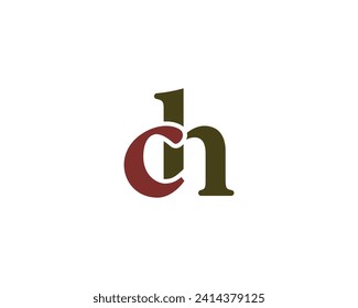 CH LOGO DESIGN VECTOR TEMPLATE