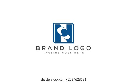 CH logo design vector template design for brand
