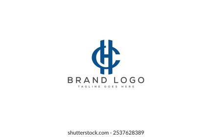 CH logo design vector template design for brand