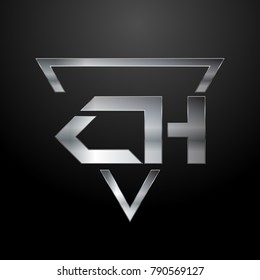 CH Logo, Monogram, Metal