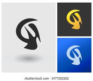 CH logo vector monogram initial