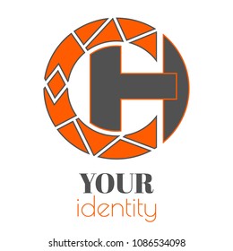 CH monogram design for your personal or brand identity