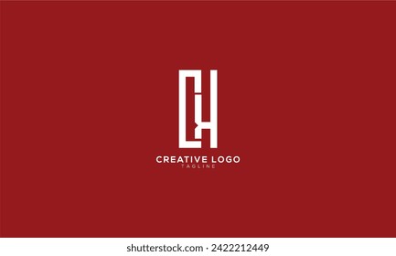 CH OH Abstract initial monogram letter alphabet logo design