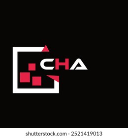 CHA creative minimalist letter logo. CHA unique vector initials alphabet letter logo design
