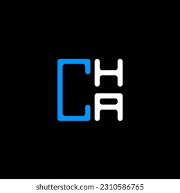 CHA letter logo creative design with vector graphic, CHA simple and modern logo. CHA luxurious alphabet design  