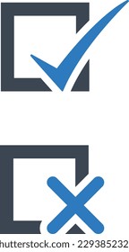 Icono de lista de chack en fondo blanco
