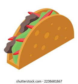 Chaco icon isometric vector. Argentina country. Travel south