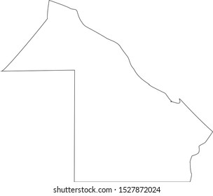 chaco province map in Argentina