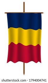 Chad flag image vector.