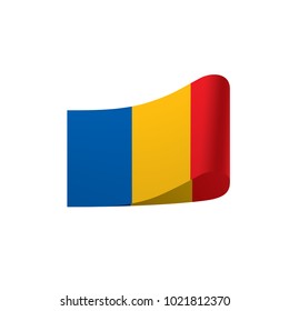 Chad flag, vector illustration