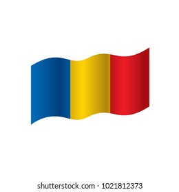 Chad flag, vector illustration