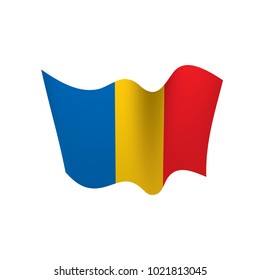 Chad flag, vector illustration