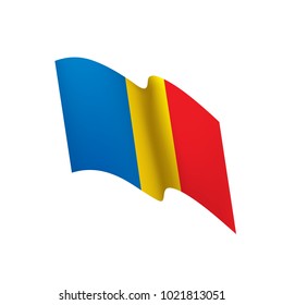 Chad flag, vector illustration