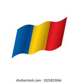 Chad flag, vector illustration