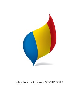 Chad flag, vector illustration