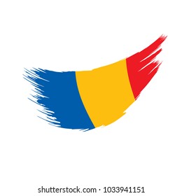 Chad flag, vector illustration