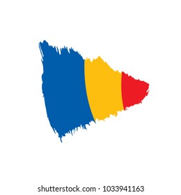 Chad flag, vector illustration
