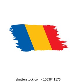 Chad flag, vector illustration