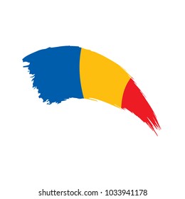 Chad flag, vector illustration