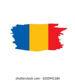Chad flag, vector illustration