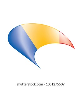 Chad flag, vector illustration