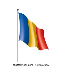 Chad flag, vector illustration