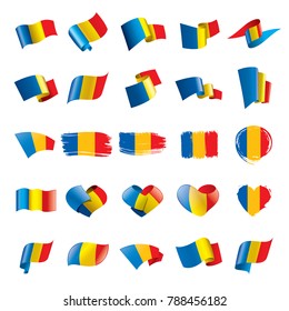 Chad flag, vector illustration