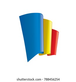 Chad flag, vector illustration