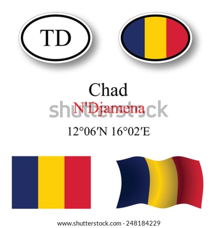 chad icons set against white background, abstract vector art illustration, image contains transparency