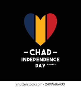 Chad Independence Day. August 11. Eps 10.