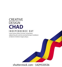 Chad Independence Day Celebration Creative Design Illustration Vector Template