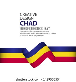 Chad Independence Day Celebration Creative Design Illustration Vector Template