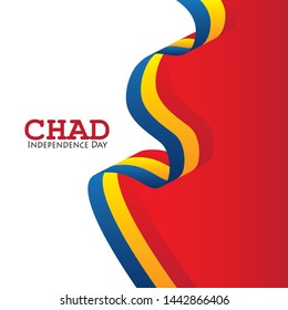 Chad Independence Day Celebration Creative Design Illustration Vector Template - Vector