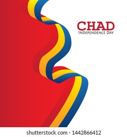 Chad Independence Day Celebration Creative Design Illustration Vector Template - Vector
