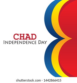 Chad Independence Day Celebration Creative Design Illustration Vector Template - Vector