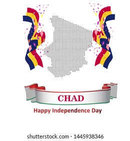 Chad Independence Day Celebration Creative Design Illustration Vector Template - Vector