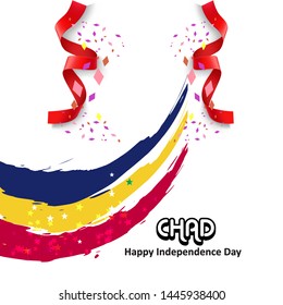 Chad Independence Day Celebration Creative Design Illustration Vector Template - Vector