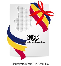 Chad Independence Day Celebration Creative Design Illustration Vector Template - Vector