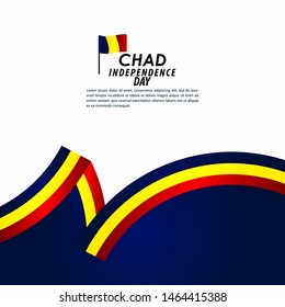 Chad Independence Day Celebration Vector Template Design Illustration