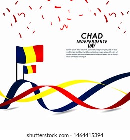 Chad Independence Day Celebration Vector Template Design Illustration