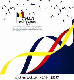 Chad Independence Day Celebration Vector Template Design Illustration