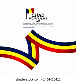 Chad Independence Day Celebration Vector Template Design Illustration