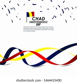 Chad Independence Day Celebration Vector Template Design Illustration