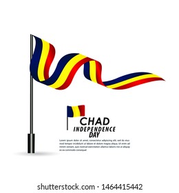 Chad Independence Day Celebration Vector Template Design Illustration