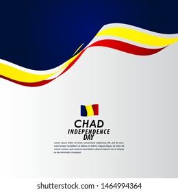 Chad Independence Day Celebration Vector Template Design Illustration