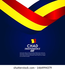 Chad Independence Day Celebration Vector Template Design Illustration