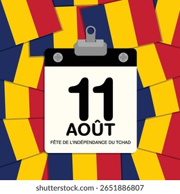 Chad Independence Day Small Wall Calendar