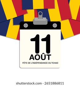 Tschad Unabhängigkeitstag Kleine Mauer Kalender